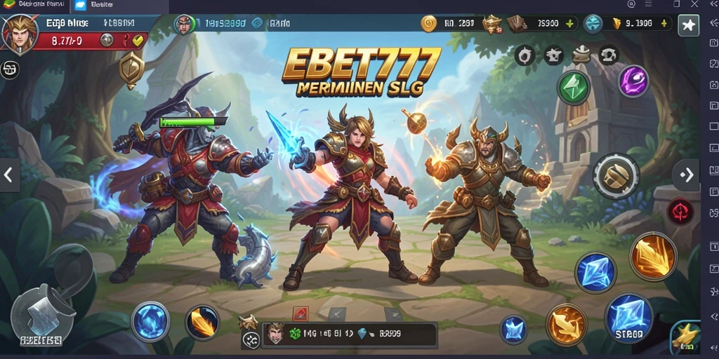 Tampak gameplay menarik dan interaksi strategis dalam EBET777.
