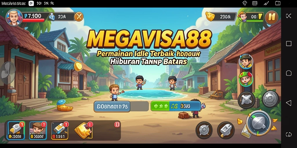 Tampilan gameplay Idle yang menarik dan interaktif dari MEGAVISA88.