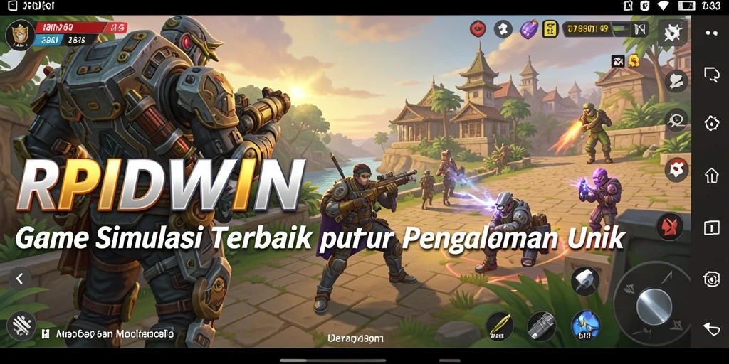 Screenshot gameplay RPIDWIN yang menarik dan interaktif.